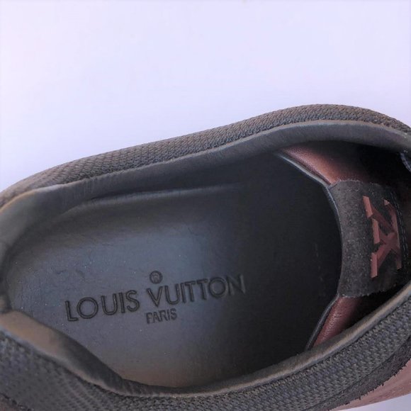 Louis Vuitton Round-Toe Low-Top Sneakers Size 7.5 - Picture 4 of 12
